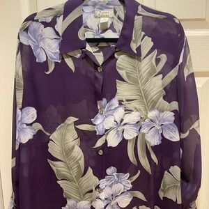 Tommy Bahama Lavender Floral Shirt